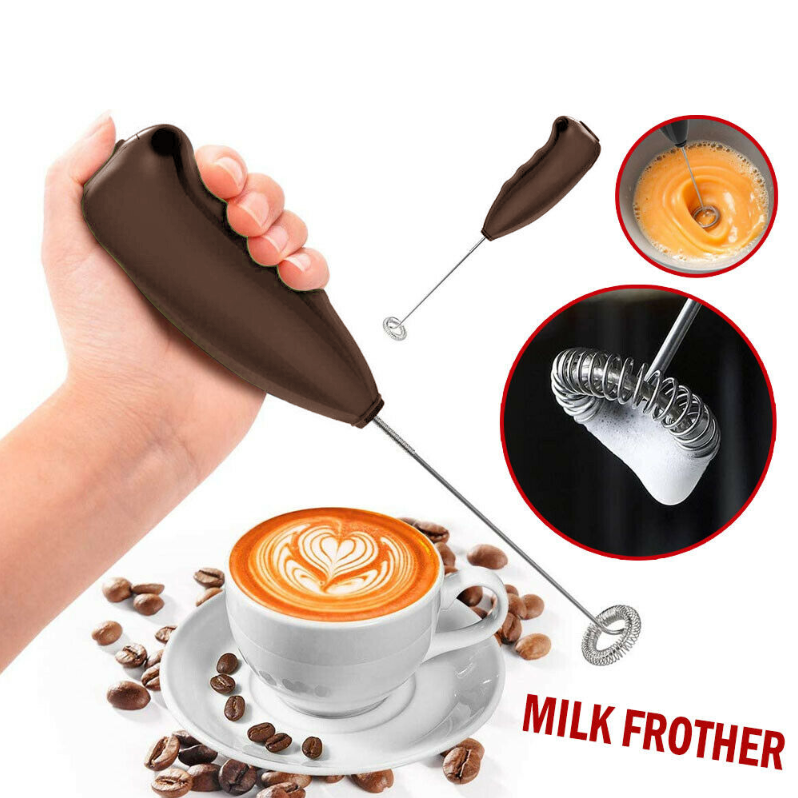 Electric Milk Frother Drink Foamer Whisk Mixer Stirrer Coffee Eggbeater