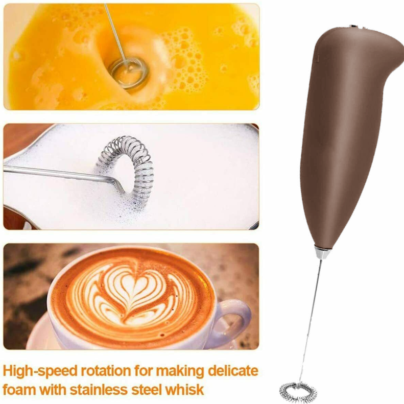 Electric Milk Frother Drink Foamer Whisk Mixer Stirrer Coffee Eggbeater