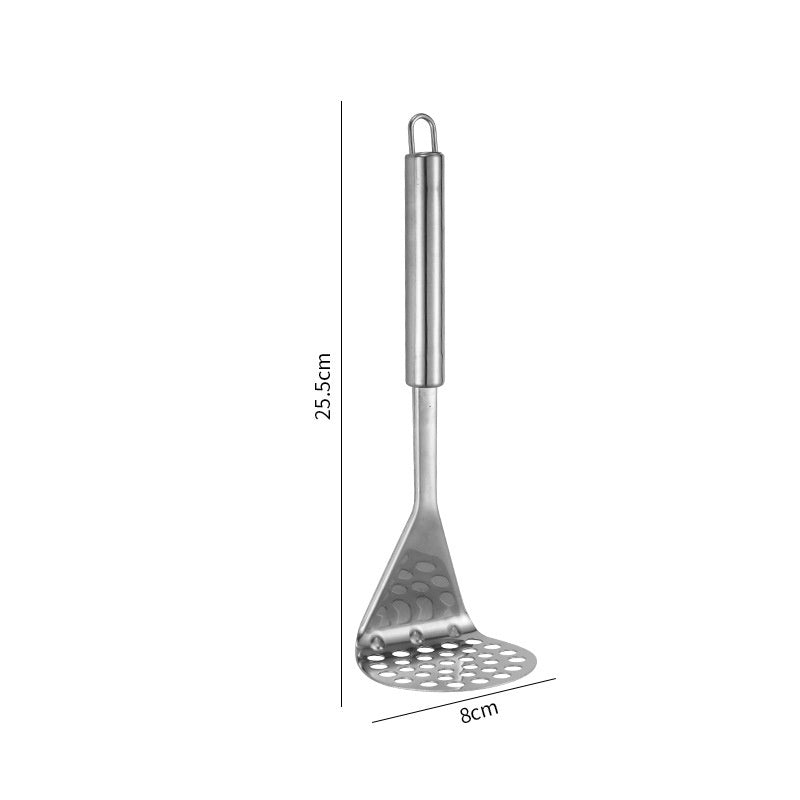 Stainless Steel Manual Potato Press;  Baby Food Masher;  Wavy Potato Press