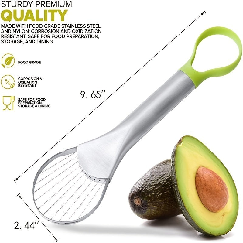 1pc Avocado Tool; Fruit Avocado Cutter Core Separator Knife Tool; Multifunctional Avocado Knife; Slicer Masher Pitter Peeler For Home Kitchen Kitchenware