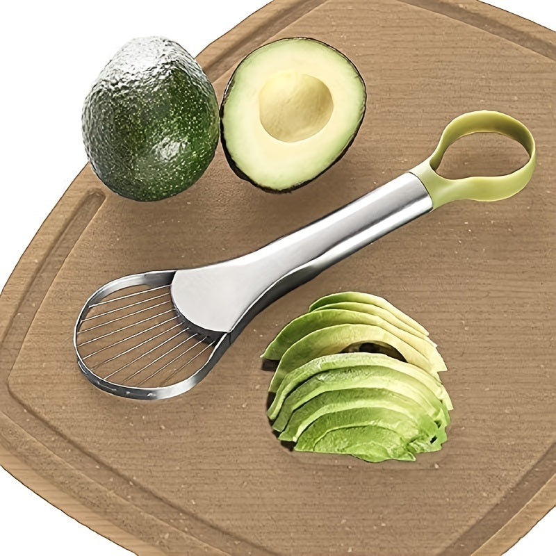 1pc Avocado Tool; Fruit Avocado Cutter Core Separator Knife Tool; Multifunctional Avocado Knife; Slicer Masher Pitter Peeler For Home Kitchen Kitchenware