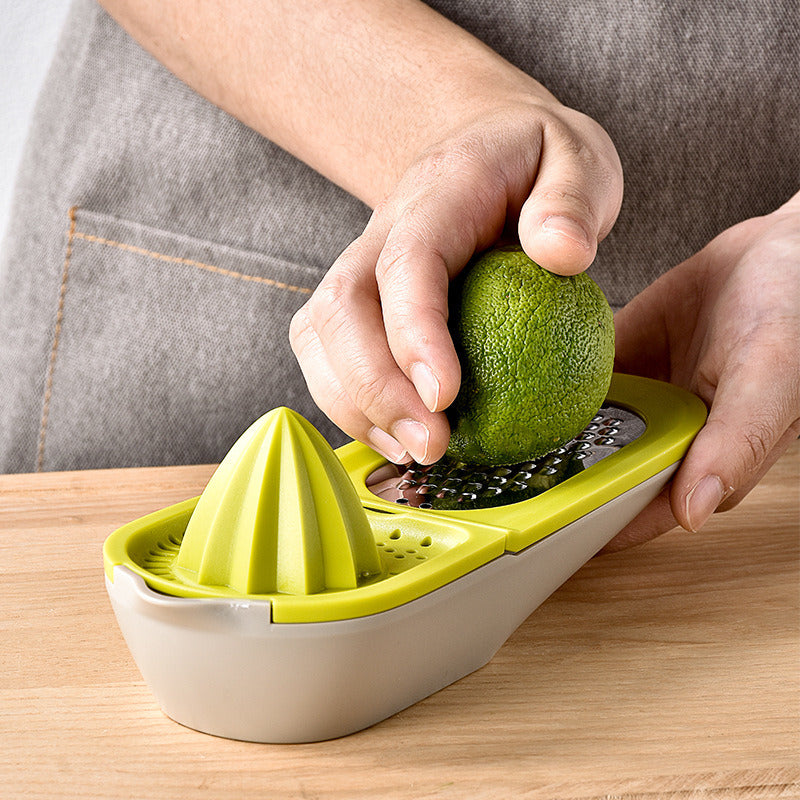 Multifunctional juicer grater two in one kitchen gadget home manual lemon squeezer