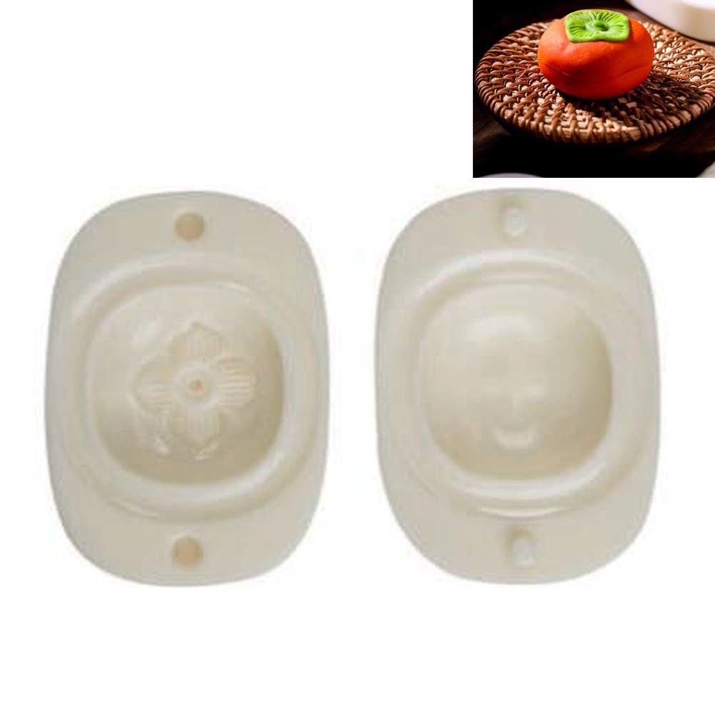 3D Persimmon Cake Mold Mung Bean Cake Pastry Mold Plastic DIY Japanese Cake Baking Mold Wagashi