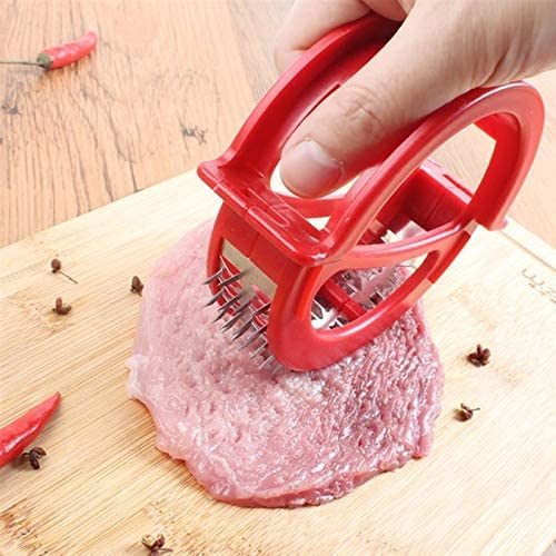 Stainless Steel Rocking Meat Tenderizer Rolling Meat Hammer Kitchen Gadget Tool