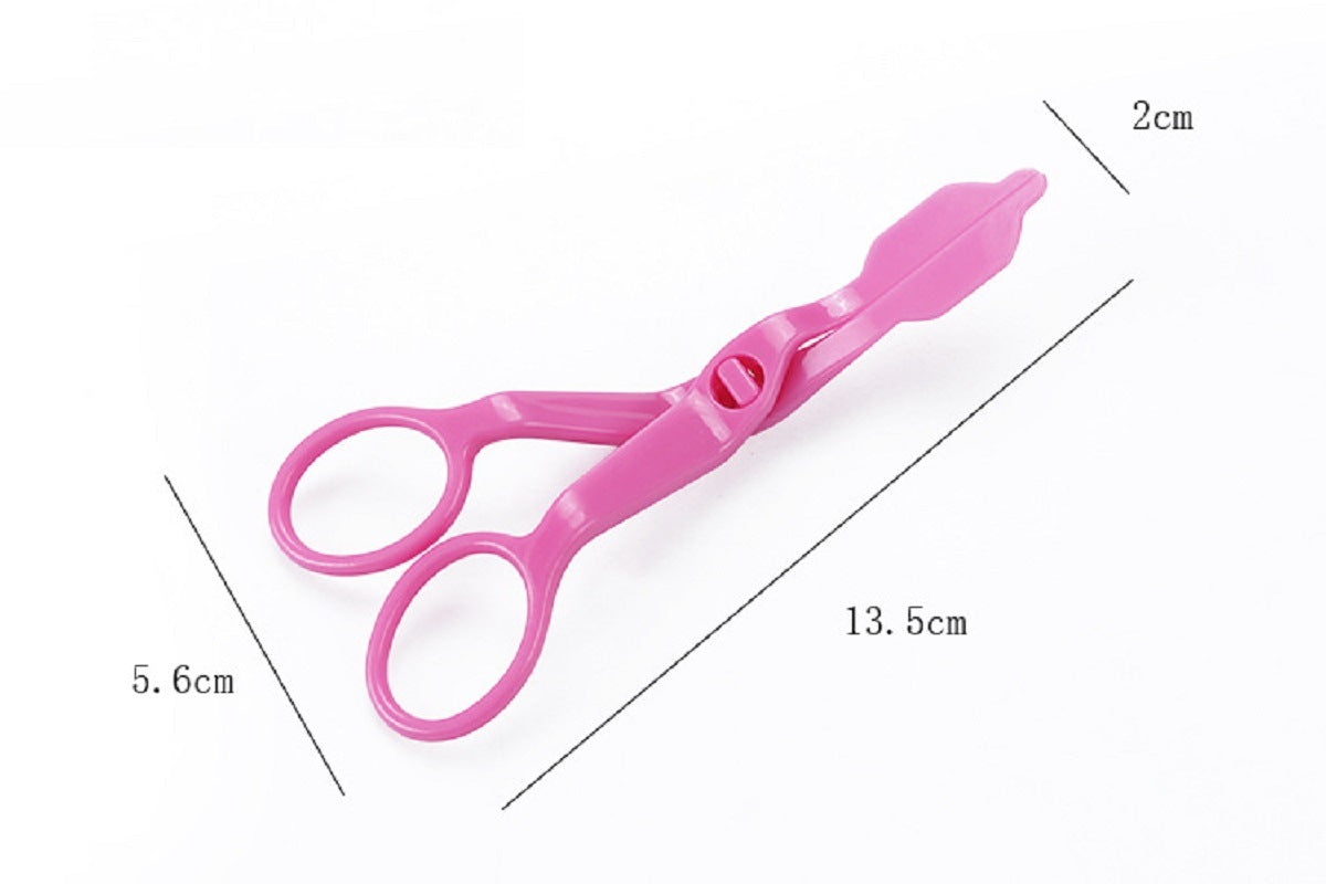 Flower Nail Plastic Cake Flower Lifter, Plastic Scissor Sugar Craft Cake Decorating Fondant Pastry DIY Transfer Tool