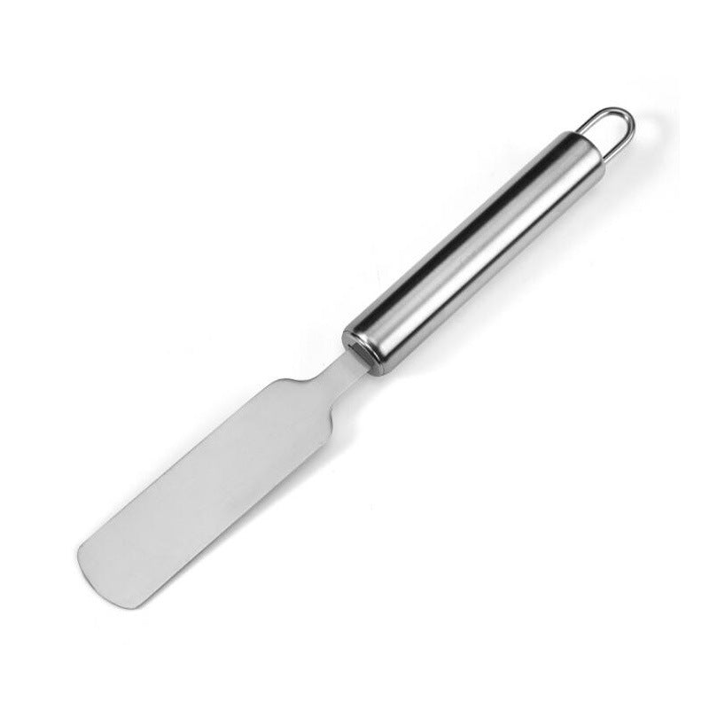 Cake Decorating Spatula Stainless Steel Butter Cake Cream Straight Bend Spatula Spreader Scraping, Smoothing, Icing, Frosting Baking Tool Fondant Pastry Tool (22.5 cm, Straight)