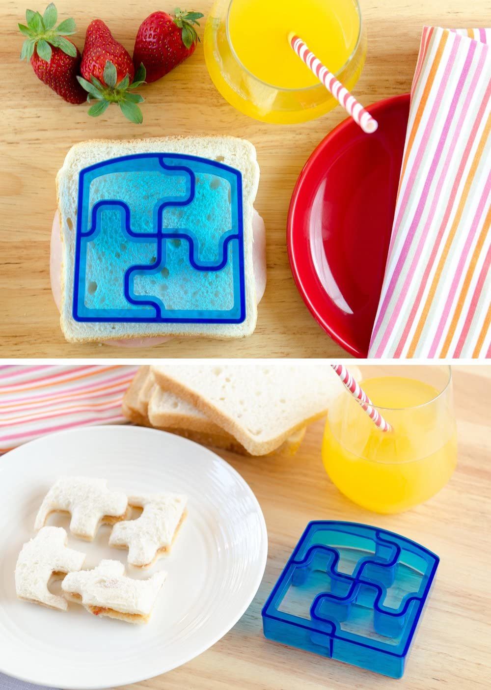 Sandwich Mold Cute Sandwich Cutters DIY Bread Crust Cutter for Kids Bento Lunch Box