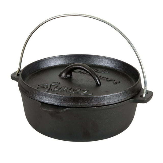 1 QT Pre-Seasoned Cast Iron Dutch Oven Flat Bottom