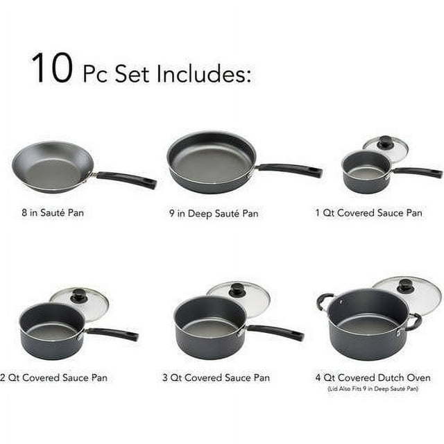 Non-stick Cookware Set, 10 Piece