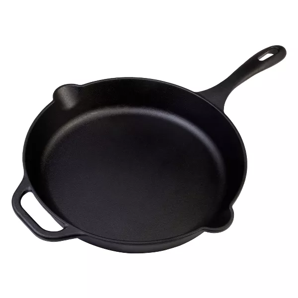 6.5"& 10" Preseasoned Cast Iron Skillet Set