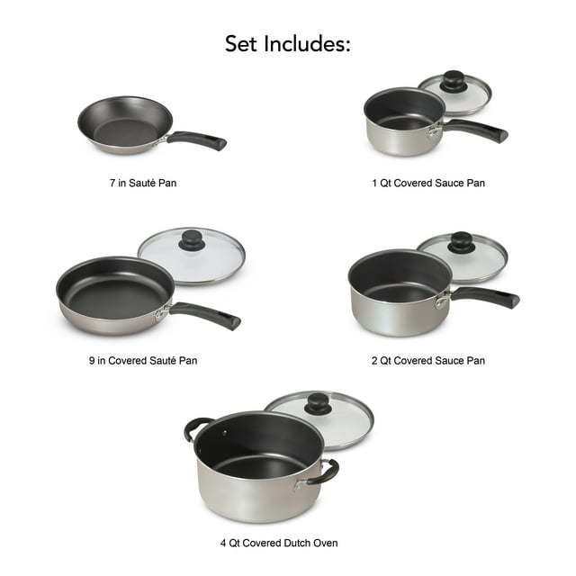 9-Piece Non-Stick Cookware Set